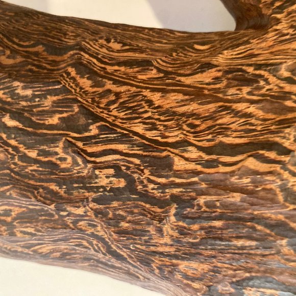 Vintage Fine Art, Inuit Carving, Wood, 20 1/2" - Picture 8 of 10